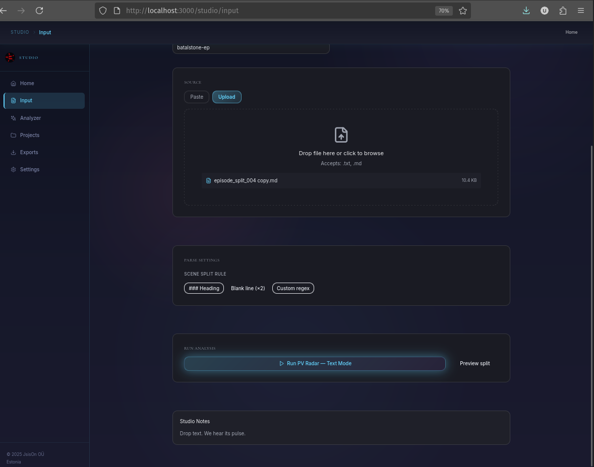 Analyzer — Emotion Curve Preview 03