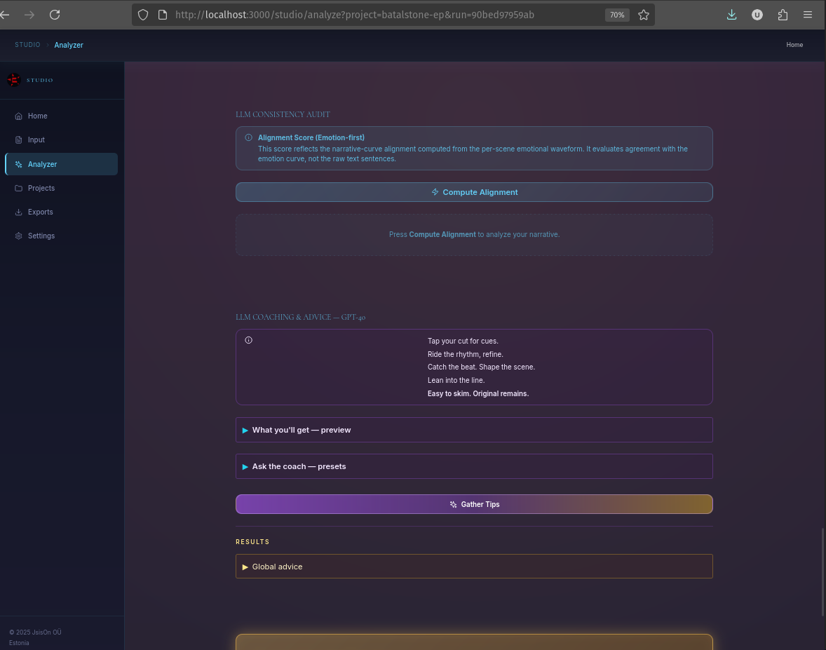 Analyzer — Emotion Curve Preview 08