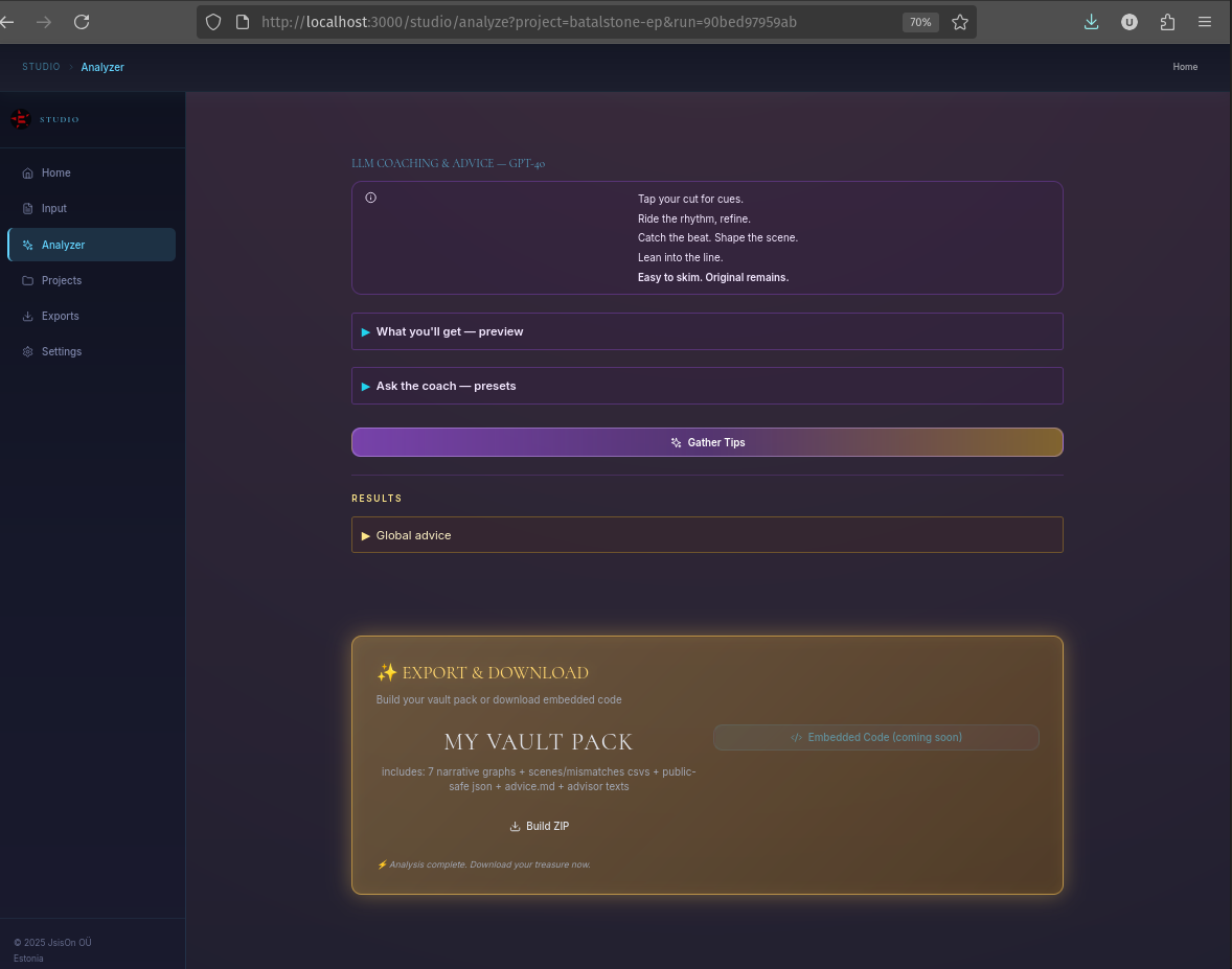Analyzer — Emotion Curve Preview 09